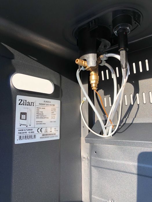 Газовый обогреватель Zilan ZLN2830 4,2 кВт баллон редуктор пересылка