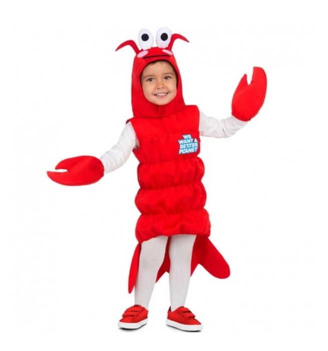 Disfarce de camarão criança