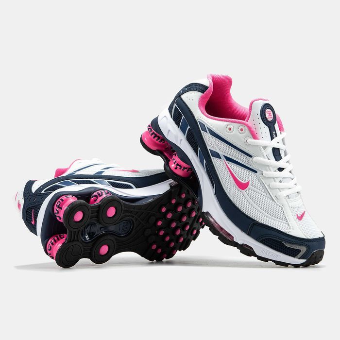 Женские кроссовки Nike Shox Ride 2 SP x Supreme White&Pink. 36-40