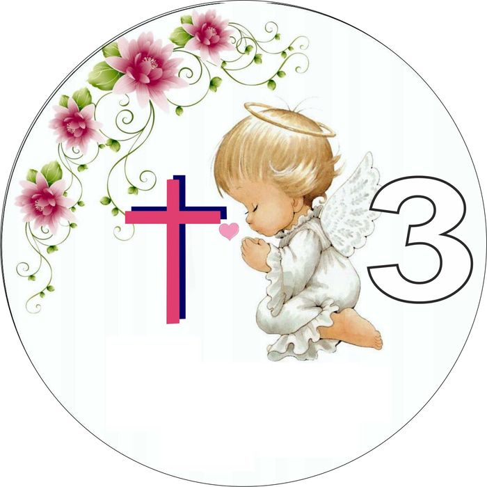 Pan Opłatek na tort - ROCZEK (1)