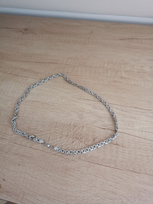 APART Łańcuszek splot królewski 0,8mm/50cm, stał chirurgiczna