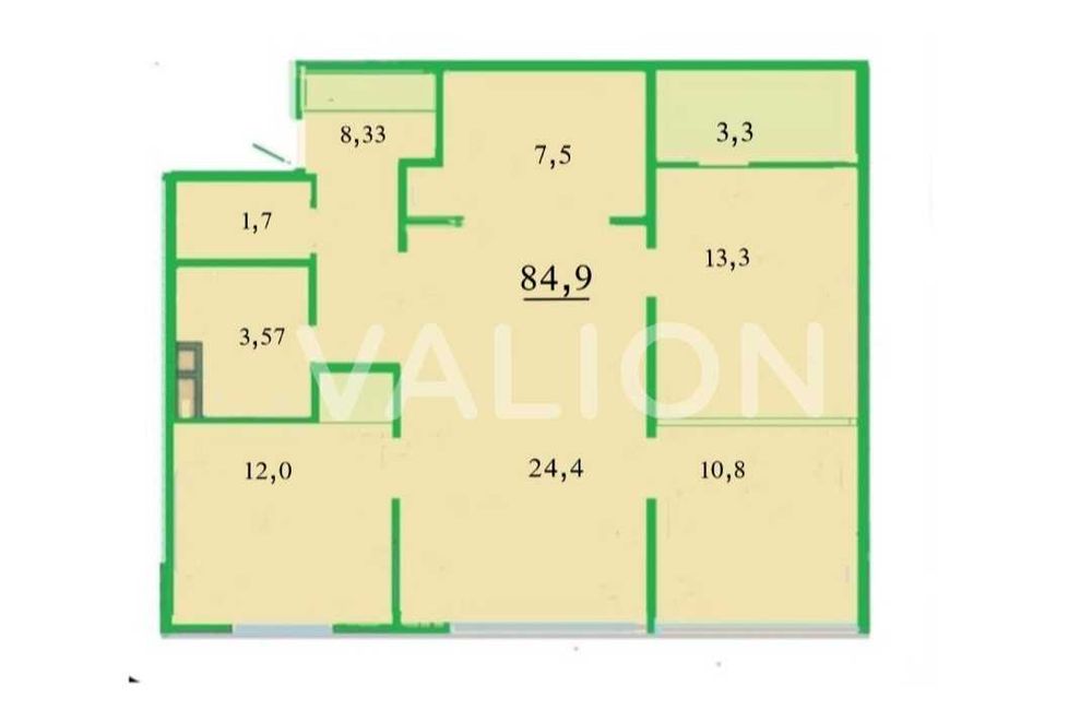 3-кімнатна квартира за адресою вул. Китобійна (площа 86 м²) - Atlanta.ua - фото 13