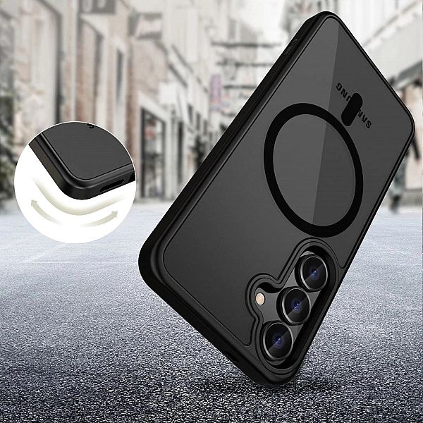 Etui Tech-Protect MagMat MagSafe na Samsung Galaxy S25 - czarne