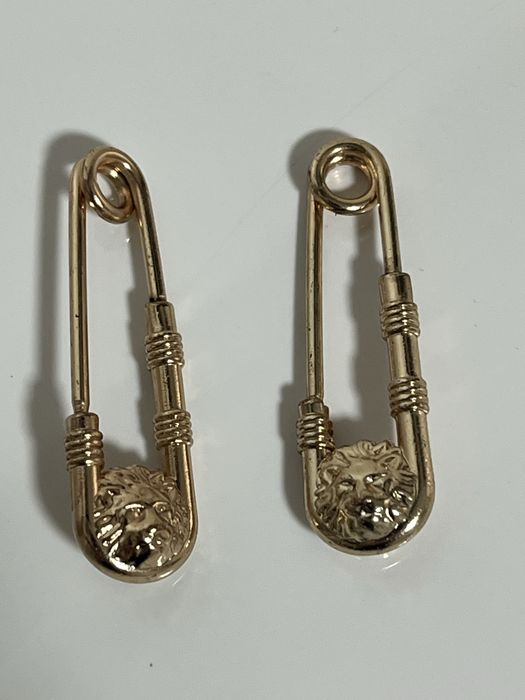 Вінтажна брошка Versace з головою Медузи та захисною шпилькою