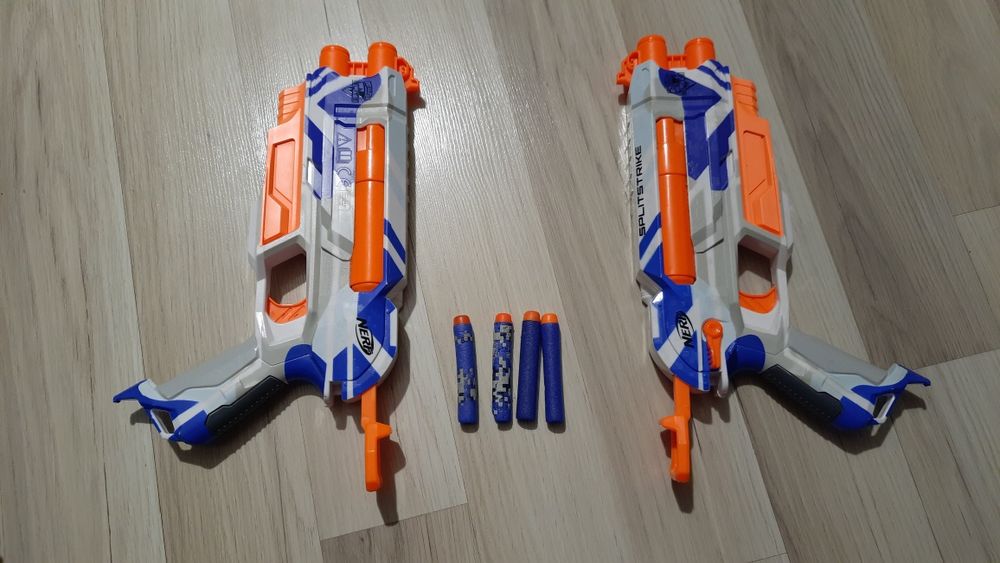 Podwójny pistolet nerf