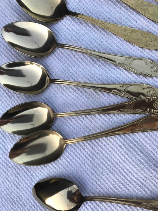 Продам ложки виделки позолочені посрібнені нержавійка мельхіор срср