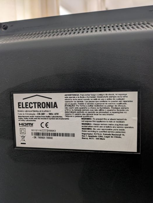 Televisão 32 polegadas