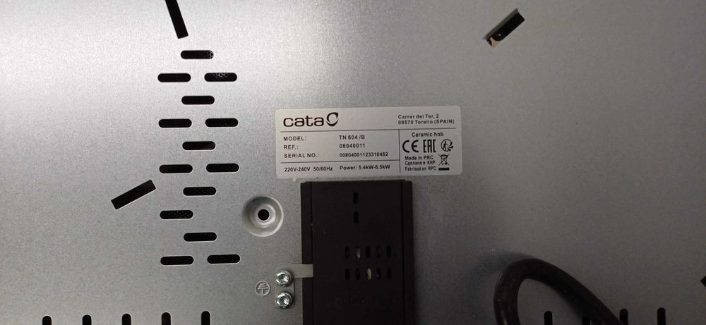 Placa Vitrocerâmica elétrica