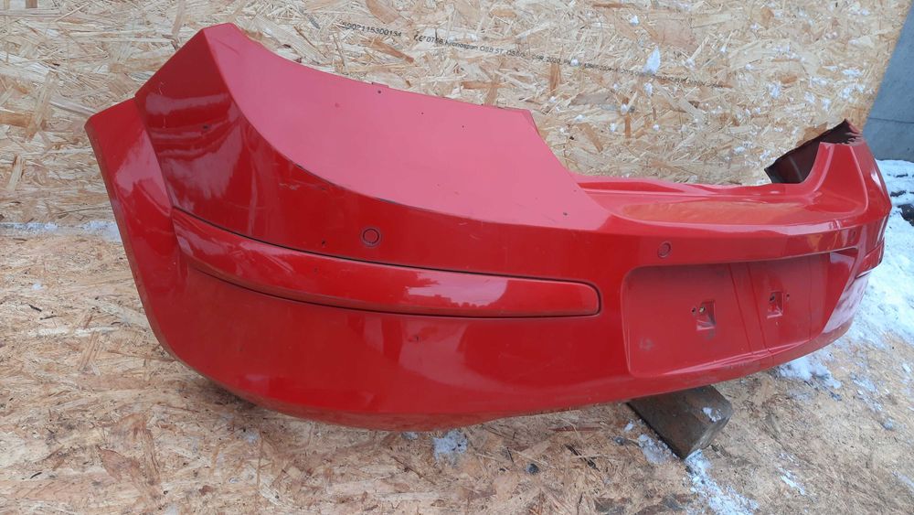 Opel Astra H zderzak tylny tył PDC hatchback CZERWONY 3 i 5 drzwi
