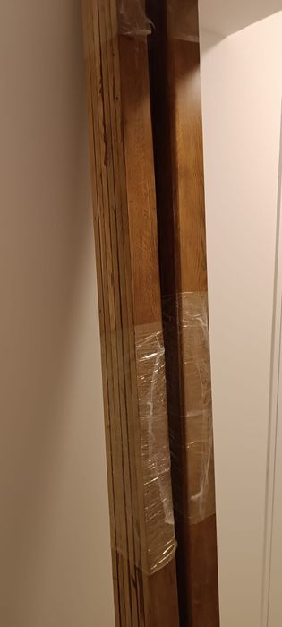 Listwy przypodłogowe debowe. Lite drewno recznie robione