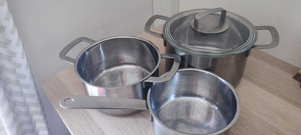 Tachos em aço inoxídavel