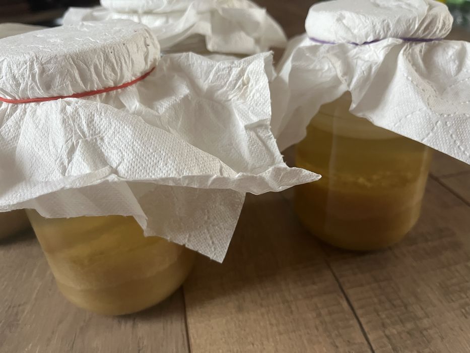 Domowy ocet jablkowy 0,5 l niepasteryzowany ekologiczny z papierowek