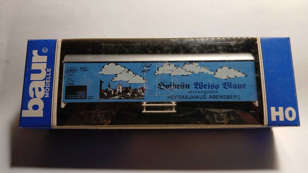 Vagao de cerveja Baur Hofbrauhaus Abensberg Courant  Escala H0