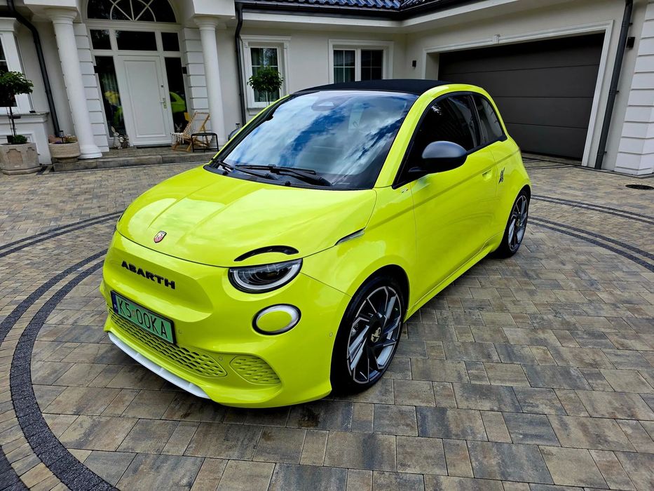 Abarth 500 Pierwszy właściciel, stan fabryczny, powłoka ceramiczna, FV23%