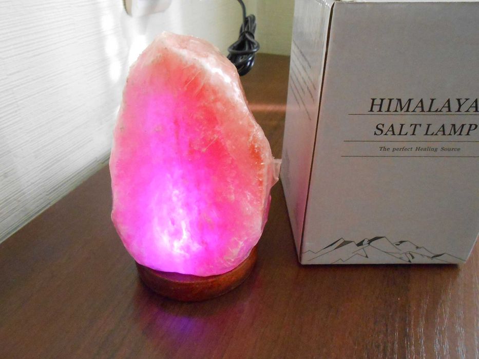 Солевая лампа с LED посветкой