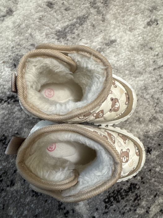 Зимові чобітки коричневі