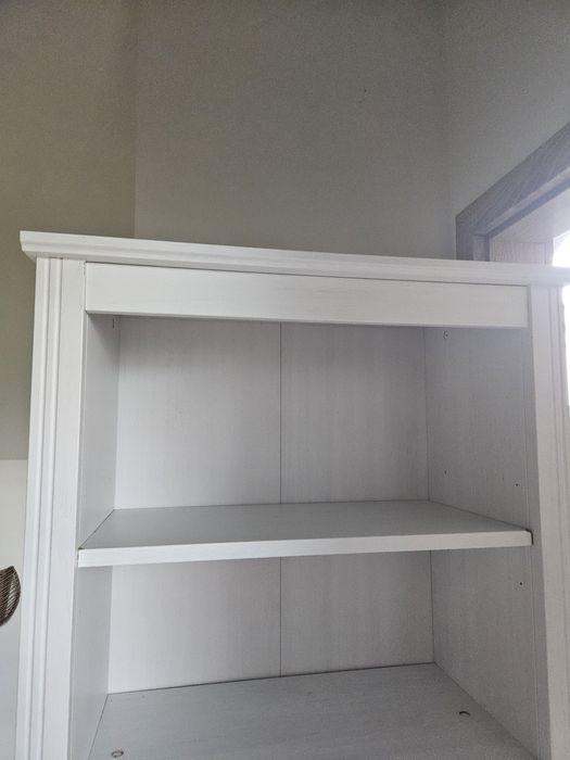 Ikea Hemnes witryna regał 65 cm biały