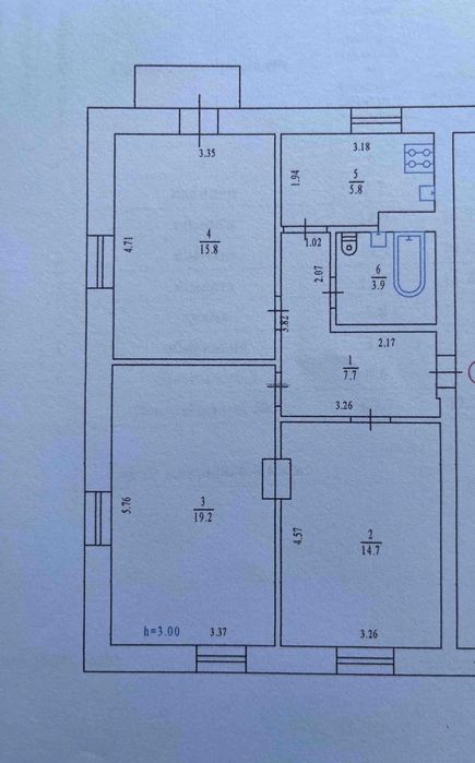 3-х кімнатна квартира в центрі Полтави. Цегляний будинок. Державні програми-так!