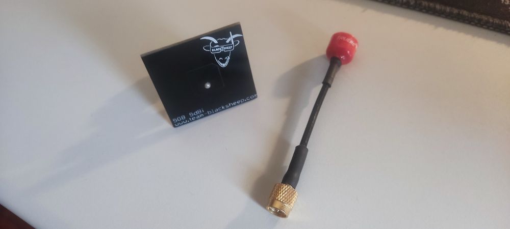 FPV -  Antena Patch e Antena Omnidirecional