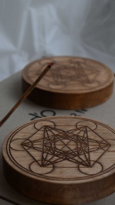 Дощечка з символом Куб Метатрона