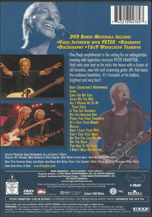 Peter Frampton - Live in Detroit (DVD)