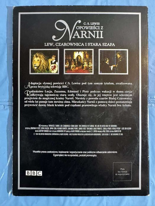 Narnia: Lew, Czarownica i Stara Szafa – VCD, 3 płyty, BBC