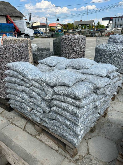 OTOCZAK NIEBIESKI Kamień do Ogrodu Opaska Rabata Lodowy Worki Akwarium