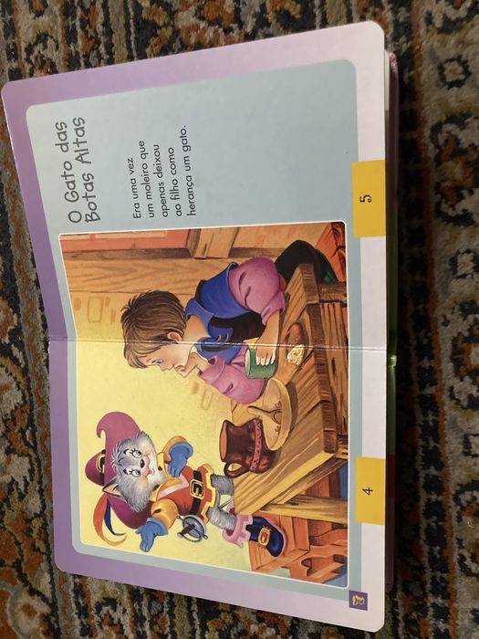 Livro infantil o gato das botas altas
