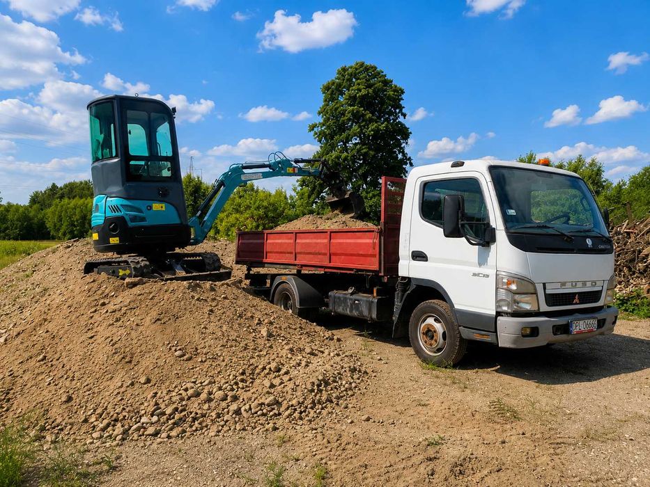 Usługi minikoparką | Wykopy | Wiercenie | Kucie | Transport