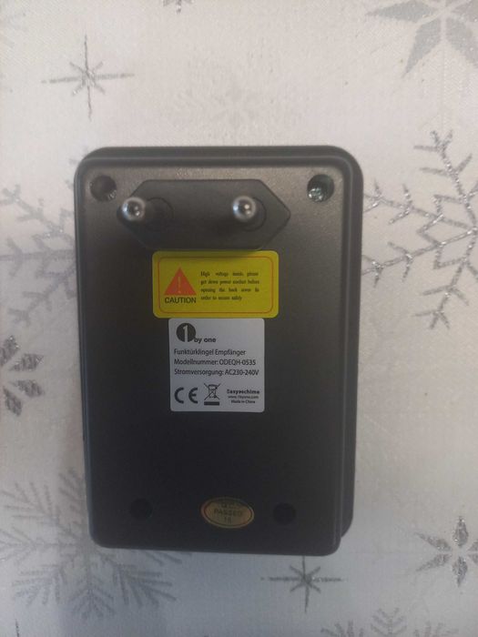 Dzwonek bezprzewodowy do drzwi - 2xodbiornik z melodyjkami 1by one