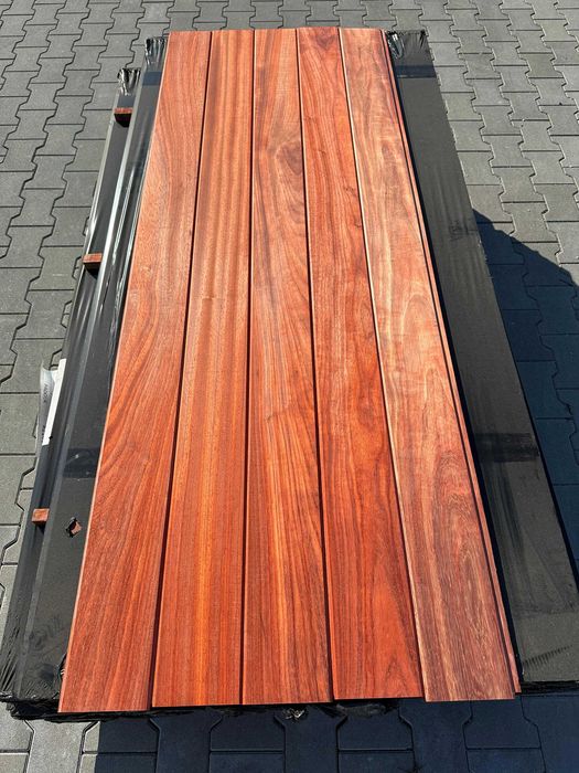 Deska Elewacyjna elewacja egzotyczna Padouk vermillion 15x145mm
