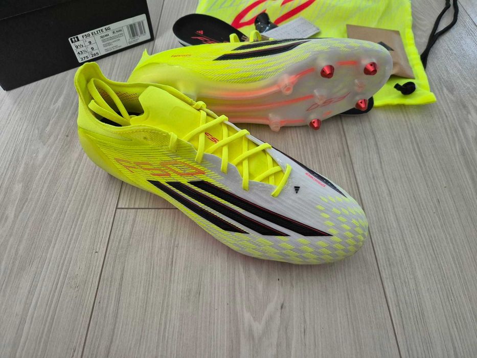 Profesjonalne buty piłkarskie korki adidas F50 Elite SG JQ1464 rozmiar 43 1/3