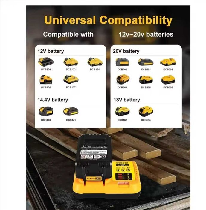 Ładowarka Dewalt DCB112 2A 10,8 / 12 / 14,4 / 18 V / 20 V