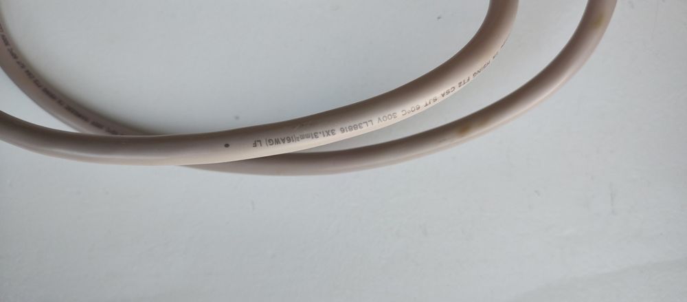 кабель переноска подовжувач 3×1.3mm² якісний 5 розеток