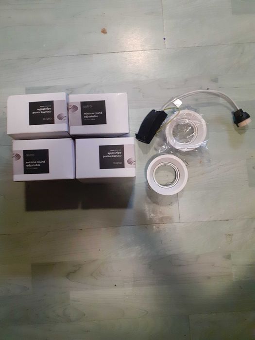 Oprawy lamp ASTRA MINIMA ROUND typu oczko wpuszczane sufitowe białe