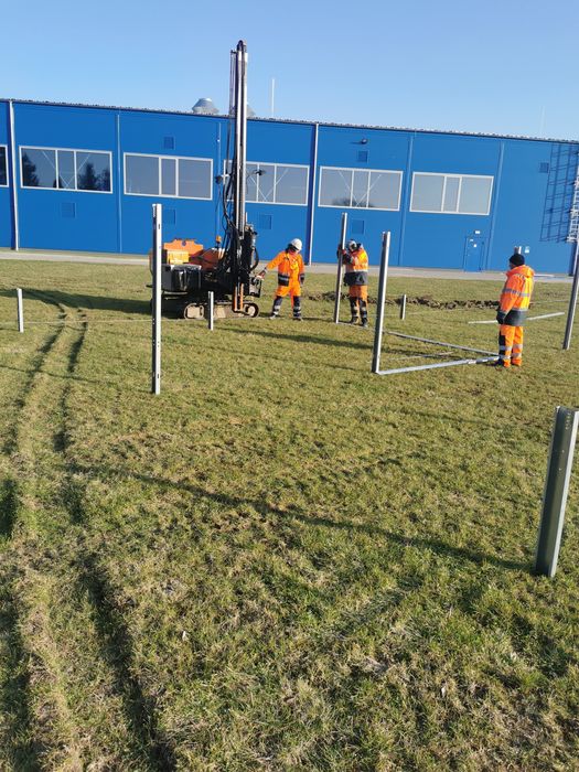 Kafarowanie słupków na farmach PV. Cała Polska