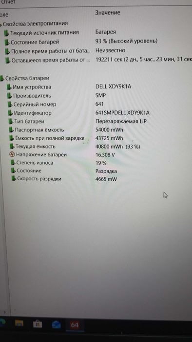 Ноутбук Dell  3520 i5 1135g7/Iris XE Graphic/8gb ddr4/m2 ssd 256gb