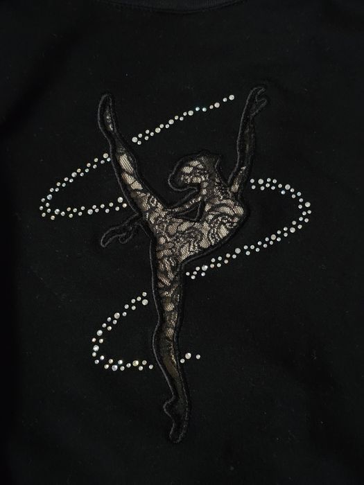 Bluza gimnastyka artystyczna Merino Sport rozm. 140