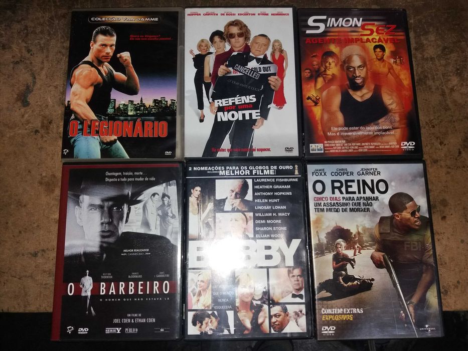 Dvds vários de filmes e documentários