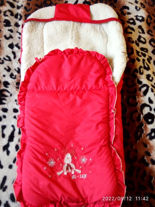 Чехол для санок для девочки