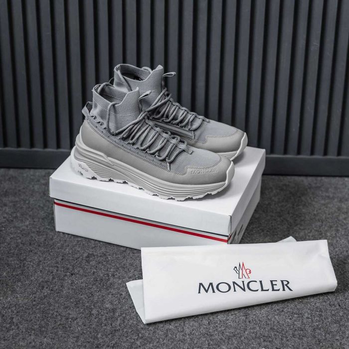 Кросівки Moncler Monte Runner Grey | кроси Монклер Монте Раннер сірі