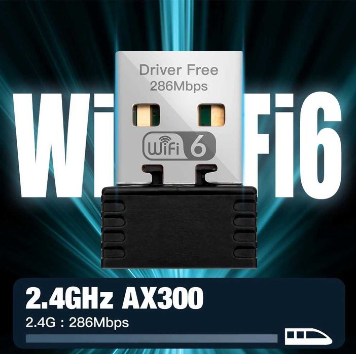 USB Dongle WIFI 6 Wireless alta velocidade NOVO