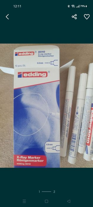 Markery białe klisze