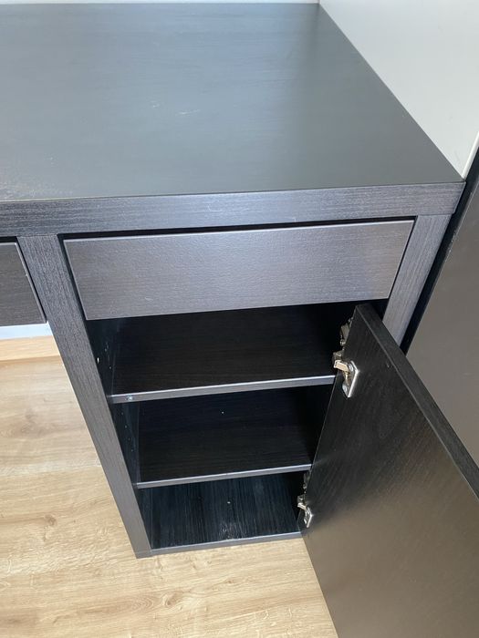 Biurko czarne z IKEA