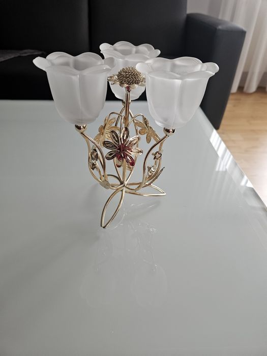 Świecznik na 3 świecznik .Styl retro