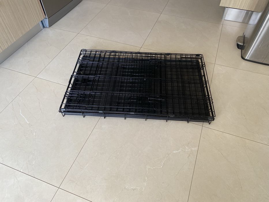 Jaula metal outech para animais 91x58x64 com duas portas