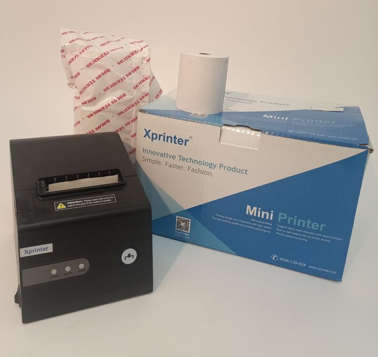 Impressora de talões Xprinter.