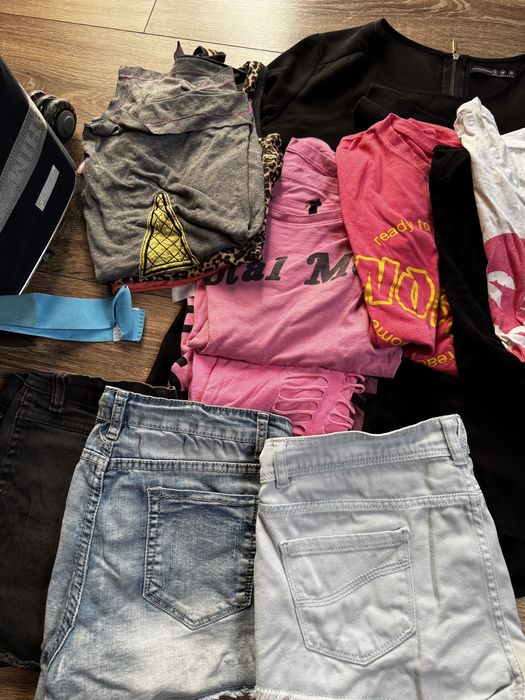 Mega mega duży zestaw ubrań i dodatki S M