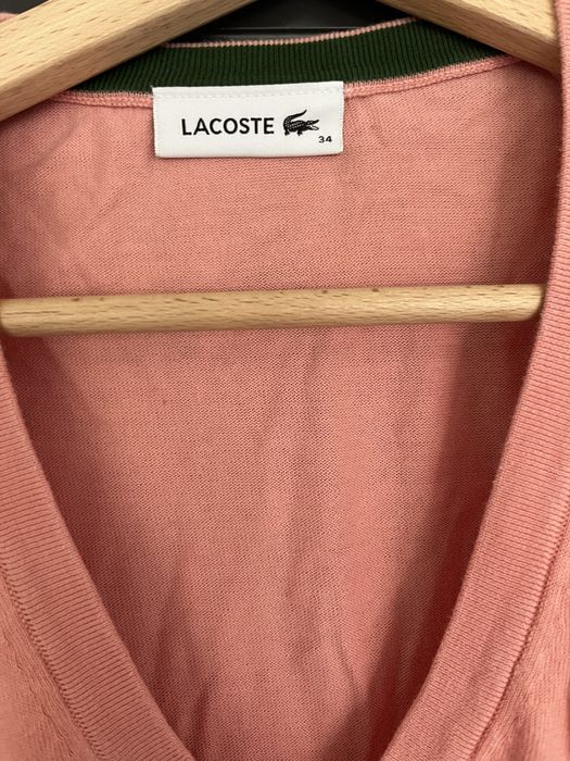 Lacoste rozowy sweter roz 34