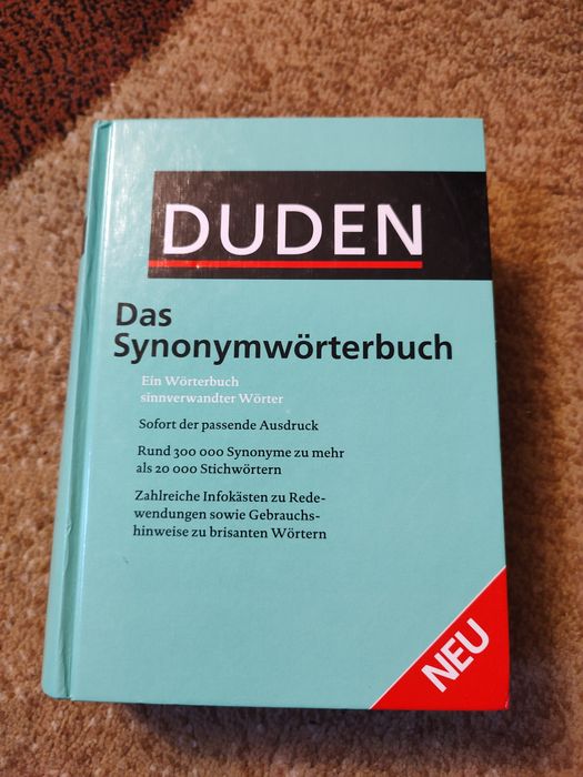 Słownik synonimów niemiecki Duden das Synonymworterbuch